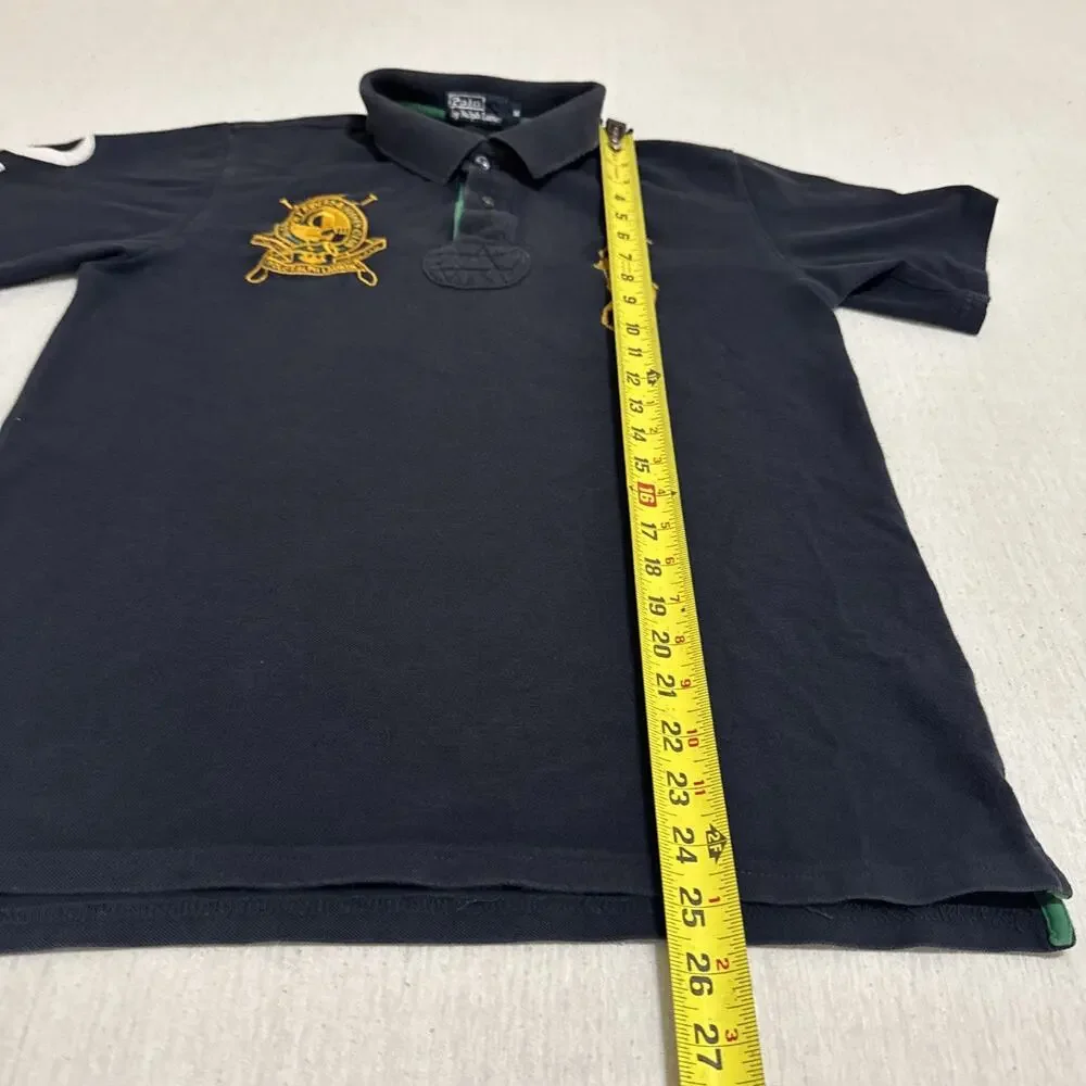 Polo Ralph Lauren Polo Shirt Large Men’s Custom Fit Big Pony Crest Logo Black